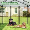 XBRIGH Large, medium and small black square dog crate for outdoor and lawn use with UV cover for outdoor backyard farms - 4 of 4