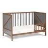 PAGED 3 in 1 Crib Wooden Convertible Baby Bed Frame with Panel, Adjustable Mattress Heights for Bedroom - 2 of 4
