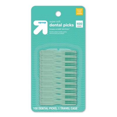 Super Soft Dental Picks - Trial Size - 100ct - up & up™