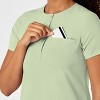 Wink RENEW Women's Mandarin Collar Tuck-In Scrub Top, 2X. - 4 of 4