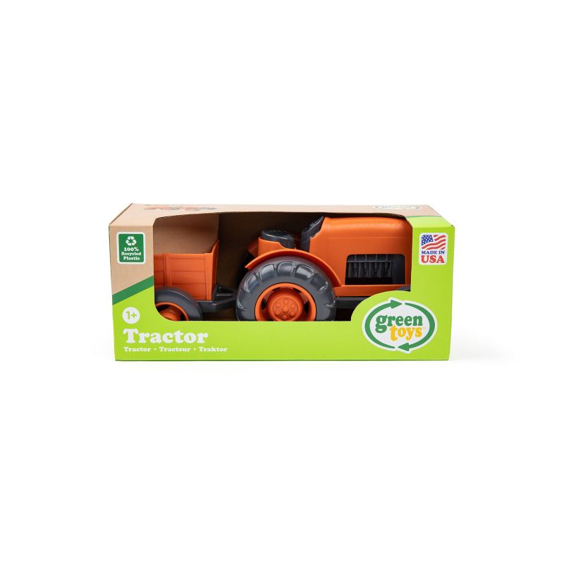 Green Toys Tractor Vehicle - Orange, 5 of 10