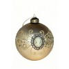 YOOCOZZ Unique Household Christmas Decor, Party Accessories-Set of 6, 3.9"  Xmas Ball Ornaments, Glass Decorative Hanging Ball Xmas Tree Ornaments - 2 of 4