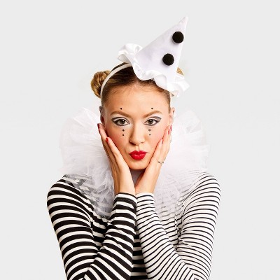 2pc Adult Pierrot Clown Costume Accessory Kit - Hyde and EEK! Boutique™