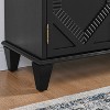 Okak 65/34" Modern Buffet Cabinet with Storage,Fluted Sideboard Console Table with Adjustable Shelves for Entryway/Kitchen/Dining Room - 4 of 4