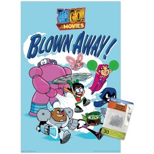 Trends International DC Comics Movie - Teen Titans Go! To The Movies - Blown Away Unframed Wall Poster Prints - 1 of 4