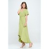 WEST K Women's Georgia Faux Wrap Dress with High-Low Hem and Tie Waist - 2 of 4