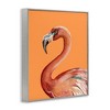 Stupell Industries Tropical Flamingo Bird Portrait Watercolor Detail Framed Giclee Art - 2 of 4