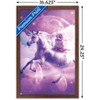 Trends International James Booker - Kitty Cat Riding On Space Galaxy Unicorn Framed Wall Poster Prints - 3 of 4