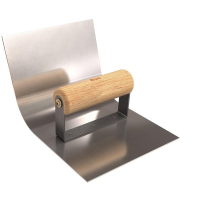 Bon Tool 12-415 Gutter Tool - 6-inch X 4 1/2-inch - 2-inch Radius Wood Handle