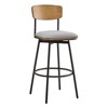 Spruce&Spring Swivel Barstool with Metal Legs Set - 2 of 4