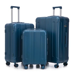 MAYEERTY 3-Piece Luggage Set (20"/24"/28") - PP Spinner Wheels, Carry-On, Matching Color, Combination Lock - 1 of 4