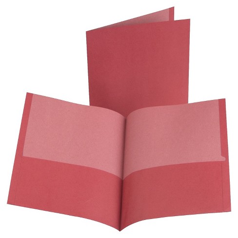 Esselte Oxford 2-Pocket Portfolio Folder Red 10/Pack (00573) 479457 - image 1 of 1