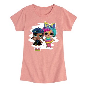 Girls' - LOL Surprise! - Drip Drop Painting Girls Fitted Short Sleeve Graphic T-Shirt - 1 of 4