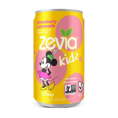 Zevia Kidz Strawberry Lemonade Zero Calorie Soda - 6pk/7.5 fl oz Cans