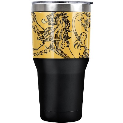 Game Of Thrones The Lannisters Send Their Steel Tumbler 30oz Coffee Travel Mug