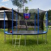 Okak 8/15/16FT Weather-Proof Outdoor Trampolines with Soft Basketball Board, Galvanized Metal Rebounder with Ball and Inflator for Garden, Yard - 2 of 4