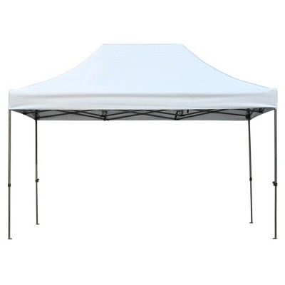 Racxily 10x15 FT Pop Up Canopy Tent w/ 4 Removable Sidewalls, UV Waterproof Heavy Duty Commercial Party Tent, 3 Height Adjustable Outdoor Shelter