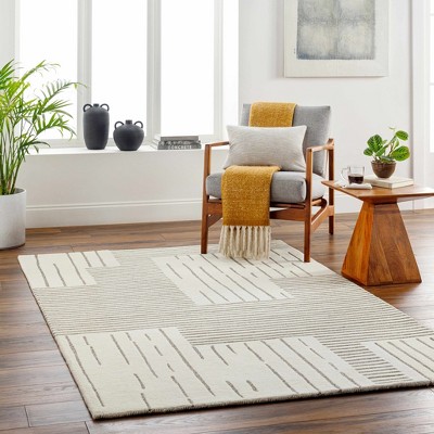 Hauteloom Rectangle Area Rug   Beige