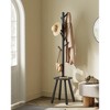 VASAGLE Coat Rack, Free Standing Coat Stand, Hall Coat Tree with 8 Hooks and Storage Shelf, 67.1 Inch Tall, for Coats, Hats, Bags - 2 of 4