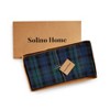 Solino Home Linen Plaid Table Throw | Blackwatch Plaid - 4 of 4