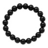 Black Bow Jewelry 10mm Agate Beaded Stretch Bracelet, 6.5 Inch - 2 of 4