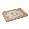 Deny Designs Iveta Abolina Retro Florals 70s Memory Foam Bath Mat Cream - 2 of 4