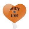 Mercer University Bears Logo Heart Love Cupcake Picks Toppers Decoration Set of 6 - 2 of 4