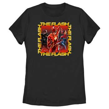 Women's The Flash Boxed Superheroes T-Shirt