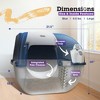 Omega Paw Roll N Clean Complete Self Cleaning Litter Box with New Bag System, Litter Step, Sifting Grate, and Pullout Waste Tray with 100 Bags, Blue - 4 of 4