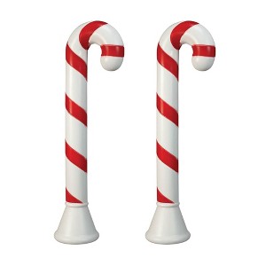 Union Products 40" Candy Cane Outdoor Holiday Decor, Light Yard Ornament, 2 Pack - 1 of 4