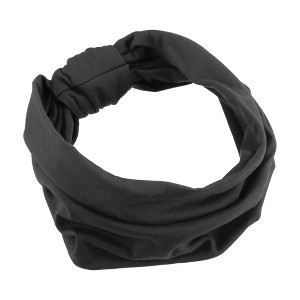 Unique Bargains Polyester Cotton Sweatbands Stretchy Moisture Wicking Headband for Fitness Sport 1 PCS - 1 of 4