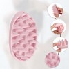 Unique Bargains Travel Size Silicone Scalp Massager Hair Brushes 1 Pc - 3 of 4