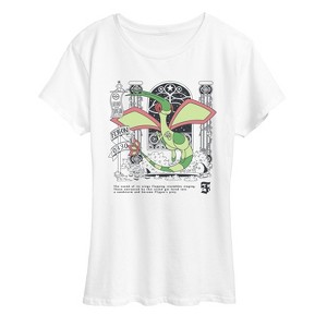 Women's - Pokémon - Flygon Medieval Short Sleeve Graphic T-Shirt - 1 of 4