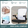 BestMassage Home Office Chair Mesh Back Chair Computer Chair with Adjustable Height Swivel Function and Flip-Up Arms - 4 of 4