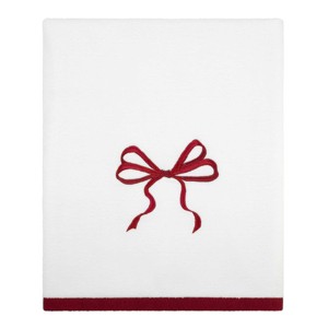 Avanti Linens Christmas Bows Bath Towel - 1 of 3