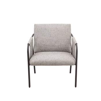 Ryan Metal Frame Accent Chair Gray - Ink+Ivy