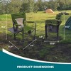 Bliss Hammocks 24 Volt Heated Directors Seat Steel Camping Chair - 3 of 4