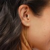Pure Collection by Ross-Simons 14kt Yellow Gold Heart Threader Earrings - 4 of 4