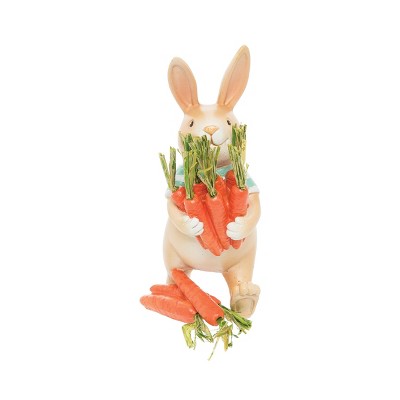 C&F Home Bunny With Carrots Figure