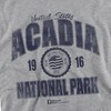 Men's Acadia National Park Established Date Crewneck Sweatshirt - 2 of 4