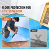 VEVOR Carpet Protection Film, 40" x 84' Floor and Surface Shield, Easy to Cut Simple Installation, Fiber Fabric Car Mat Protection Film Roll, Blue - 3 of 4