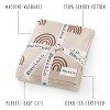 100% Luxury Cotton Soft Knit Swaddle Baby Blanket for Blanket for Newborns and Infants Boys and Girls - 3 of 4