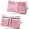 Clotth Women’s Vintage RFID Bifold Wallet - Compact Slim Design with Zipper Coin Pocket & Kiss Lock,PU Leather for Daily Use & Travel - 2 of 4