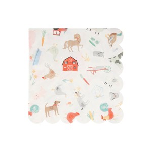 Meri Meri On The Farm Large Napkins (Pack of 20) - 1 of 1