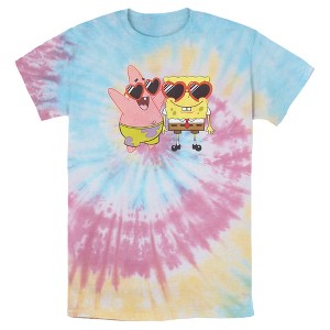 Men's SpongeBob SquarePants Patrick in Heart-Shaped Sunglasses T-Shirt - 1 of 4