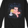 Men's - Care Bears - Aquarius Love-a-Lot Bear Graphic Fleece Sweatshirt - 2 of 4