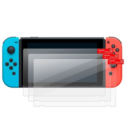 Insten 3 Pack Ultra-thin & Flexible PET Screen Protector Compatible with Nintendo Switch, Clear