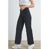 Women's Wide Leg Trouser Pants - Buttermelon - 3 of 4