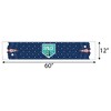 Big Dot of Happiness Blast Off to Outer Space - Petite Rocket Ship Baby Shower or Birthday Party Paper Table Runner - 12 x 60 inches - 3 of 4