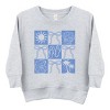 The Juniper Shop Nautical Checkered Coquette Toddler Sweatshirt - 2 of 4